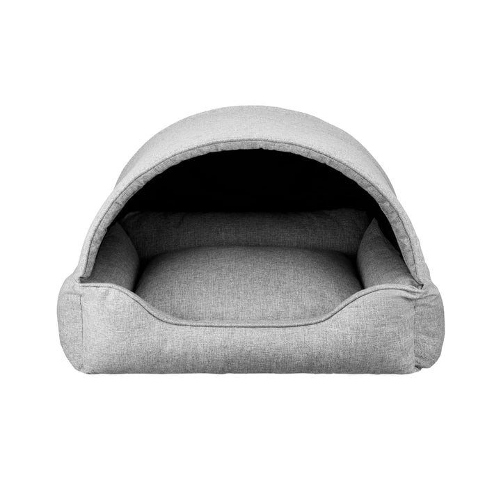 Bjird Hundebett &amp; Hundehütte in einem - Hundehaus mit Dach für kleine und mittelgrosse Hunde - Hunde