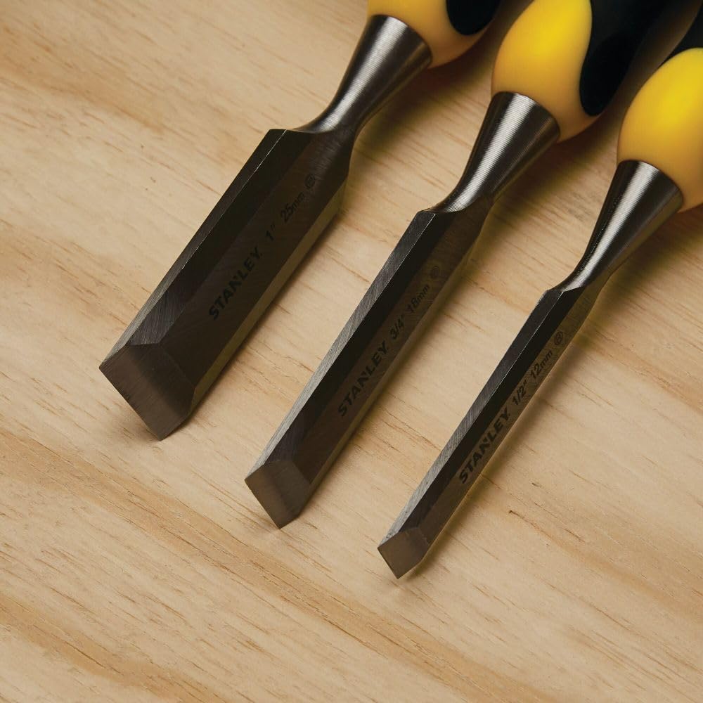Stanley 16-300 3-Piece Chisel Set-3PC WOOD CHISEL SET