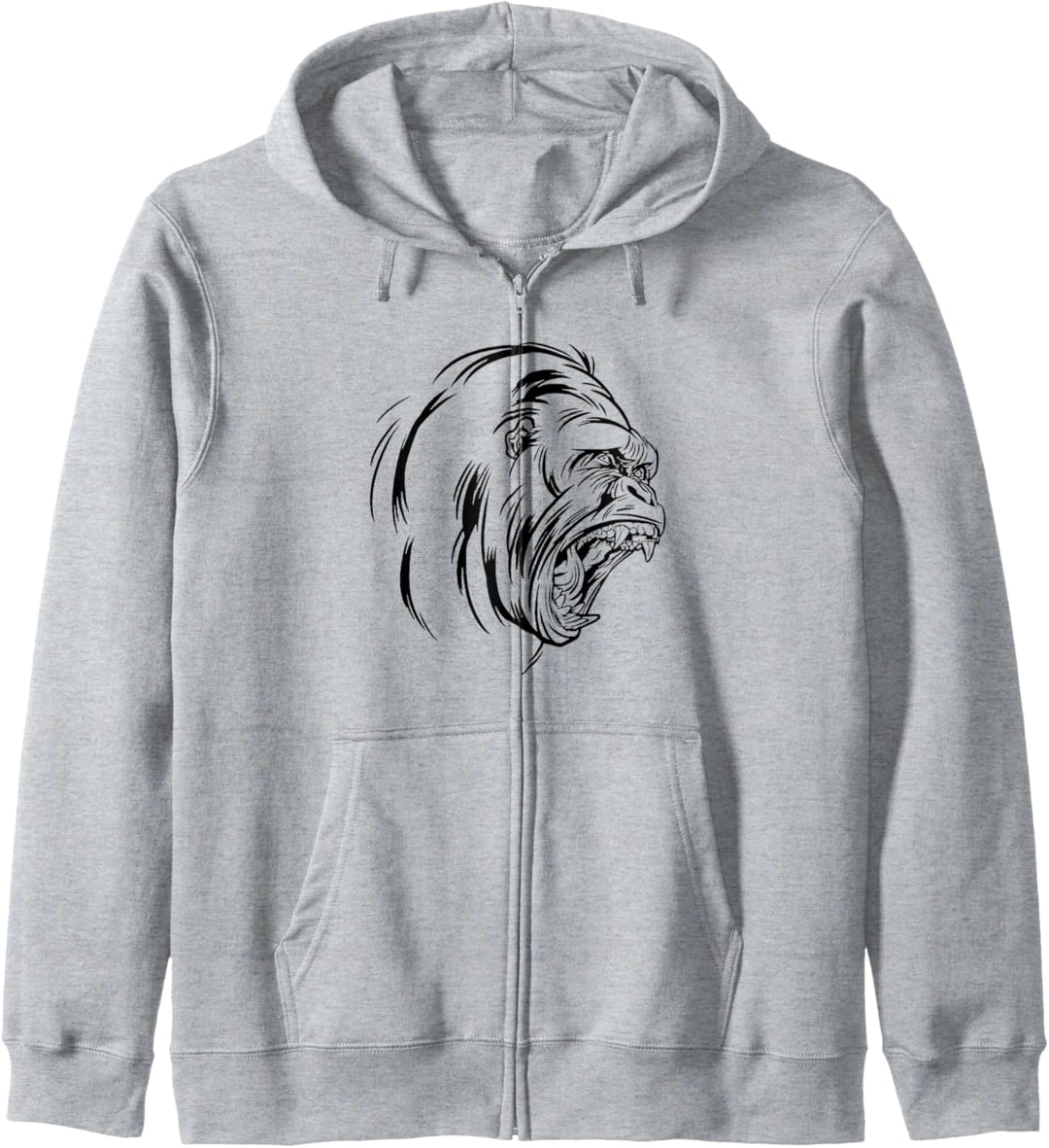 Gorilla Monkey Primate Zookeeper Lustiger Gorilla Kapuzenjacke