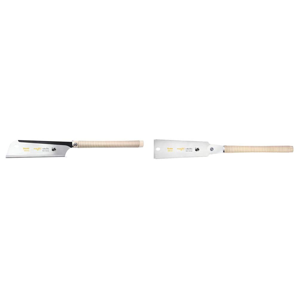 Augusta Japansäge Ryoba 250 mm traditionelle Form für tiefe bündige Schnitte fein und grob, 44021