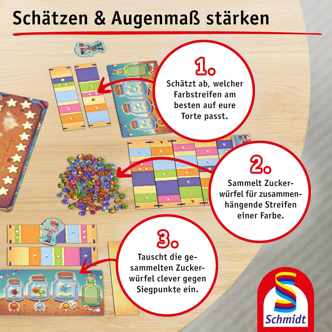 Schmidt Spiele 40659 Topp die Torte!, Kinderspiel des Jahres 2025 Standardgrösse, Standardgrö&#