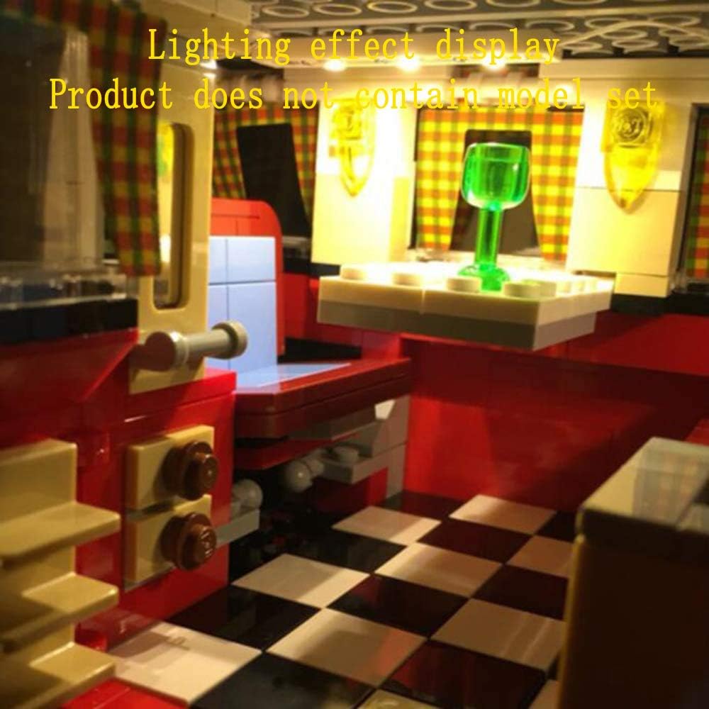 GEAMENT LED-Beleuchtungsset Kompatibel mit Lego T1 Campingbus (T1 Camper Van) Creator Expert 10220 (