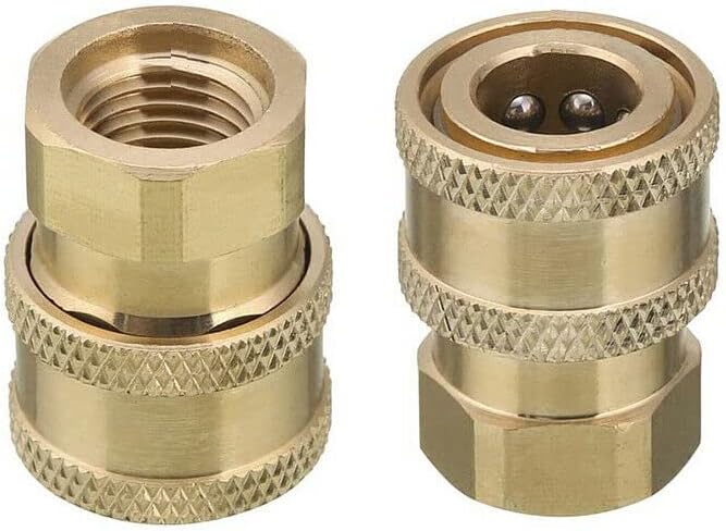 M&M Smartek Schnellkupplungsanschluss Bajonettadapter 1/4" für Hochdruckreiniger wie – kompatibel zu