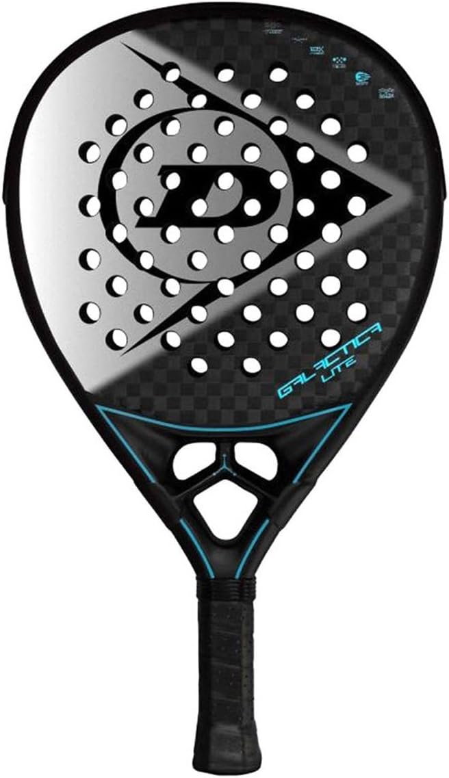 Dunlop, Galactica Lite, Padel-Schläger, Schwarz Blau, U, Unisex-Erwachsener