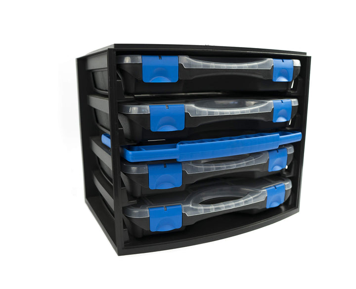 Tayg – stapelbare Multi-Box Nr. 1 33.5 cm x 27.5 cm x 25 cm Schwarz, 33.5 cm x 27.5 cm x 25 cm Schwa