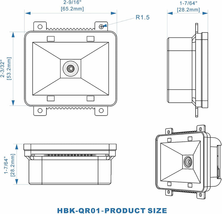 UHPPOTE Eingebettetes Barcode QR Code Reader Scanner Scanning Modul