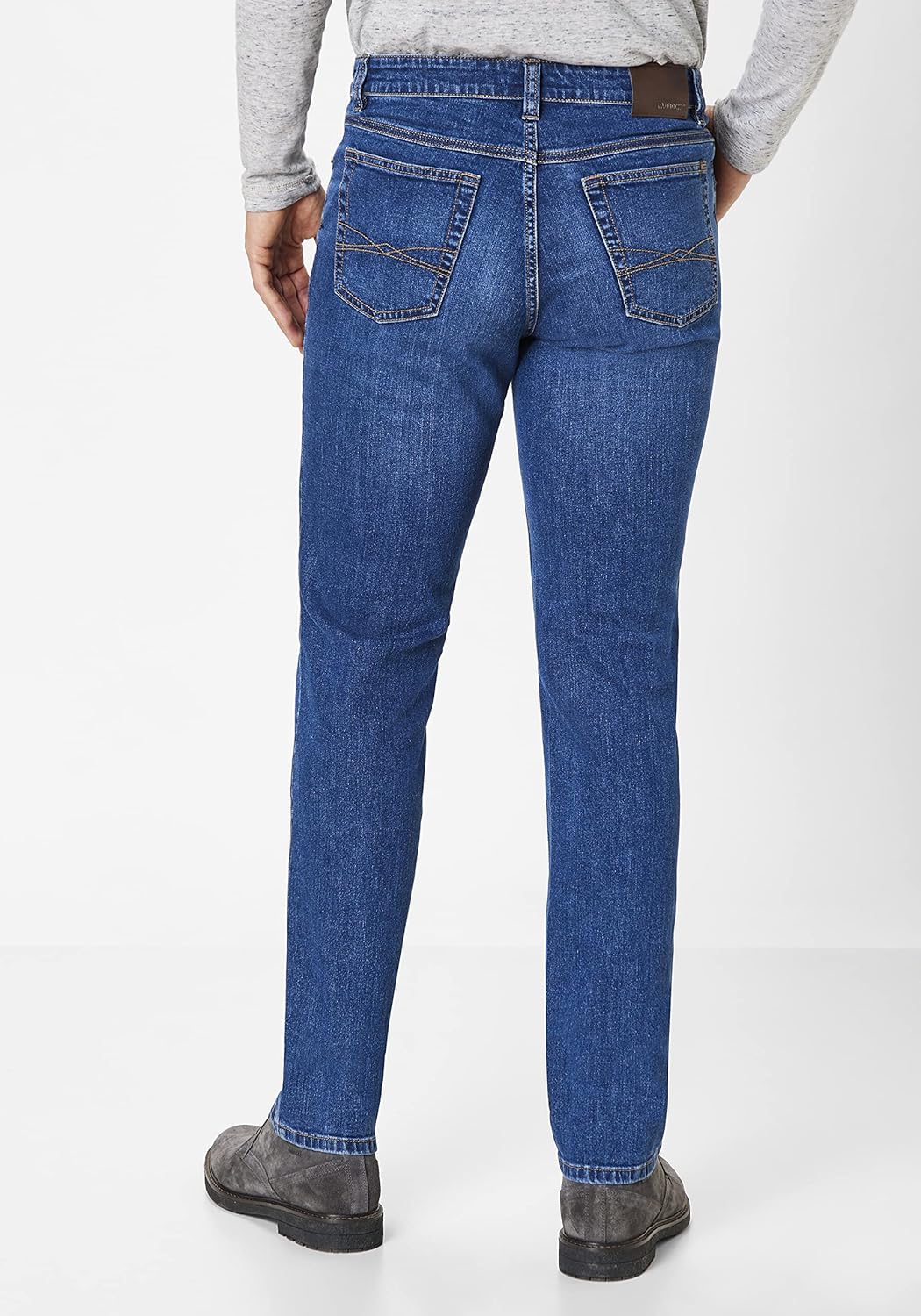 Paddocks Slim-Fit Jeans Motion & Comfort Elastizität Pipe 30W / 32L Deep Blue Moustache Use, 30W / 3