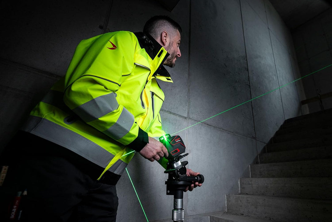 SOLA PLANO 4D GREEN Kreuzlinienlaser, 4 x 360° Linienlaser - Laser Messgerät mit Real Green Technolo
