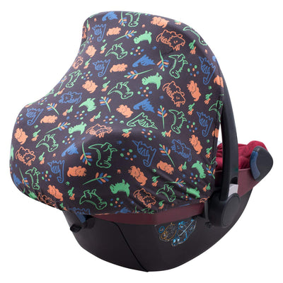 JYOKO KIDS Verdeck kompatibel mit Maxi Cosi Bebe Confort Pebble (Happy Dino), Happy Dino