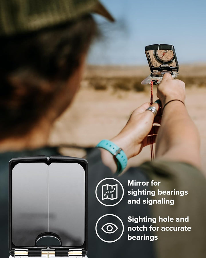 SUUNTO MC-2 Kompass: Spitzenkompass für Profis und ernsthafte Wanderer Nordhalbkugel Metrische Skale