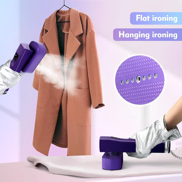 Tragbarer Dampfglätter Steamer für Kleidung, Handdampfglätter für Kleidung mit 15 Sekunden Schnellau