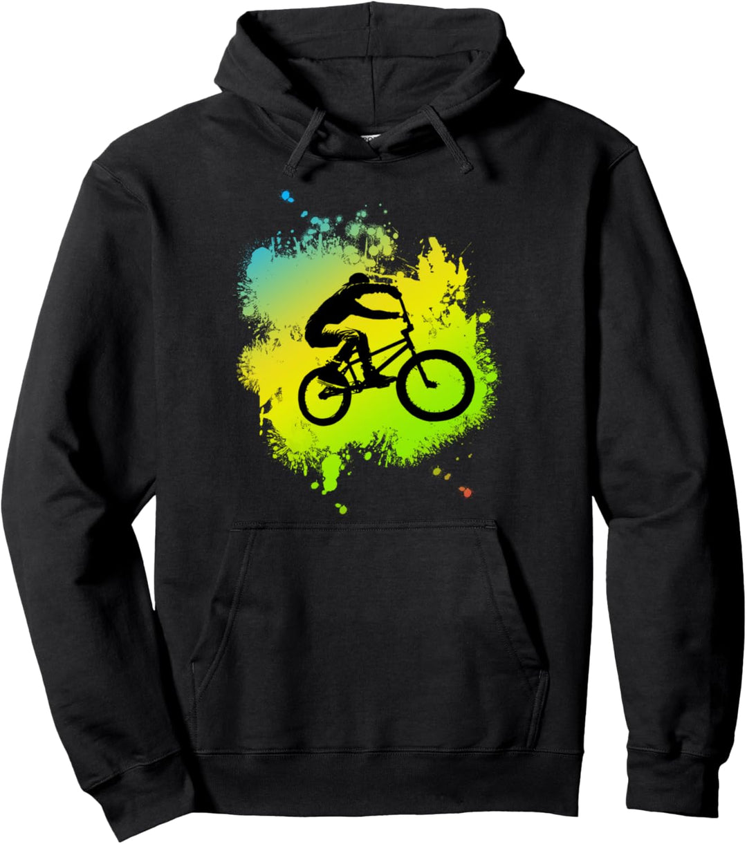 ideal Bmx Mountain Bike Geschenk für Downhill & Fahrrad Fans Pullover Hoodie