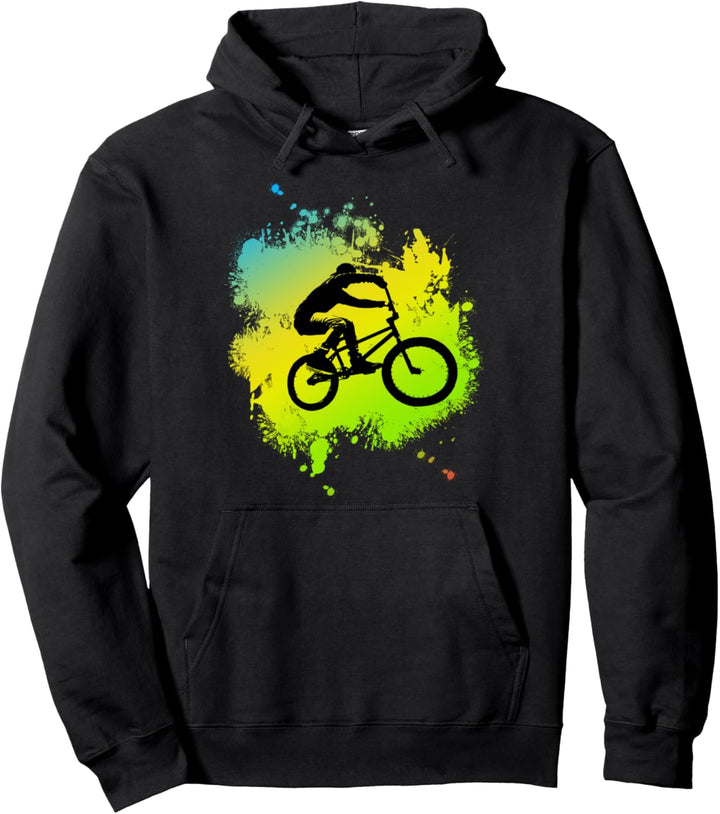 ideal Bmx Mountain Bike Geschenk für Downhill & Fahrrad Fans Pullover Hoodie