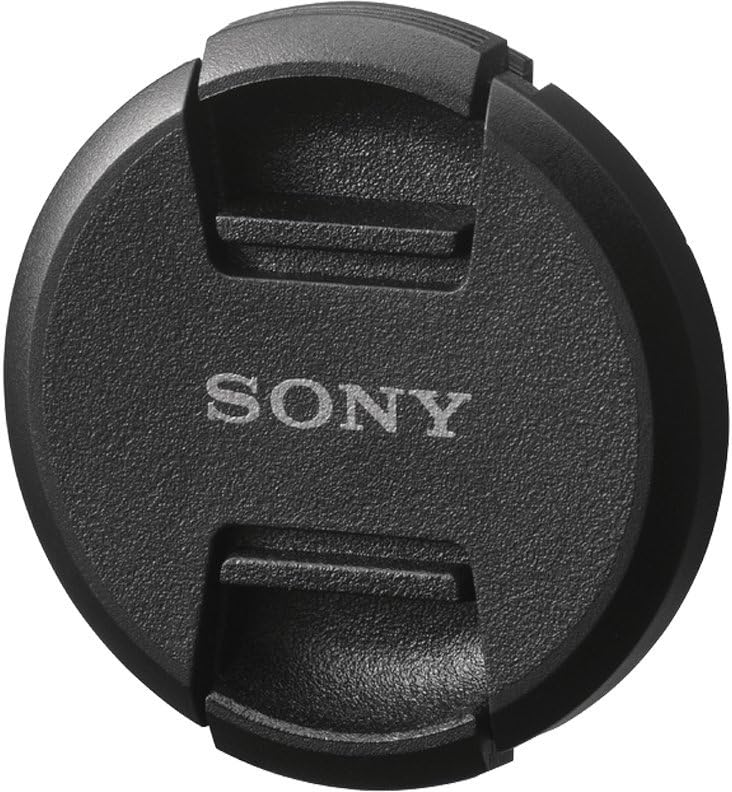 Sony NPFM500H.CE Info Lithium-Ionen Akku für M-Serie Kamera & ALC-F 55 S vordere Objektivkappe (55 m