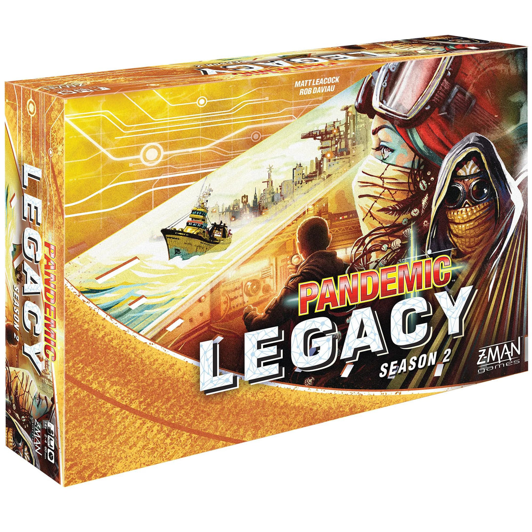 Z-Man Games , Pandemic Legacy Season 2 Yellow Edition, Board Game, Ages 13+, for 2 to 4 Players, 60