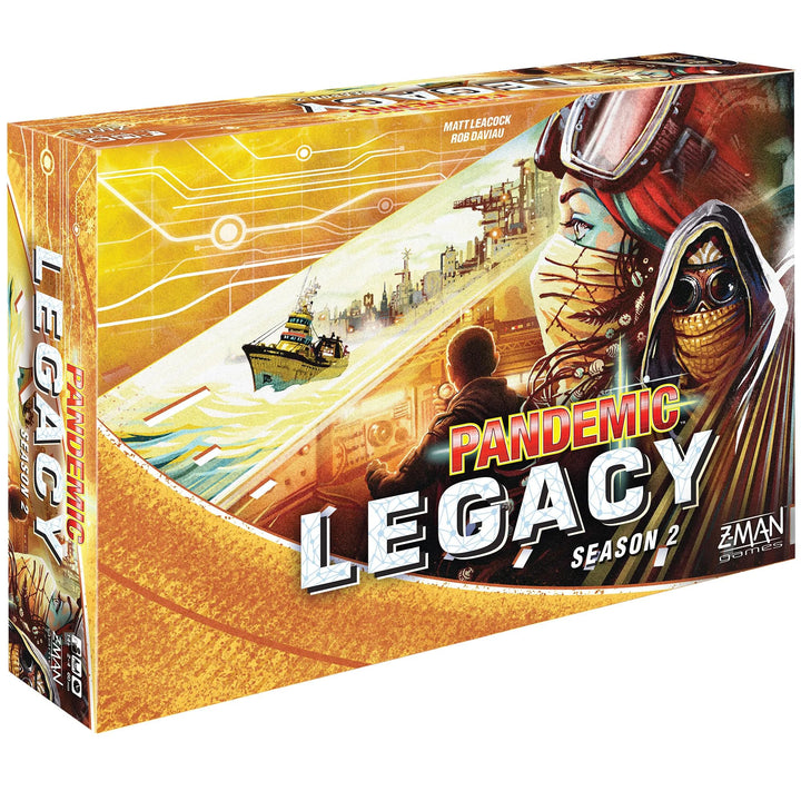 Z-Man Games , Pandemic Legacy Season 2 Yellow Edition, Board Game, Ages 13+, for 2 to 4 Players, 60
