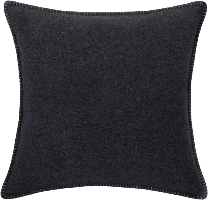 Soft-Fleece-Kissenbezug – Polarfleece mit Häkelstich – weiche, hochwertige Sofa-Kissenhülle – 50x50