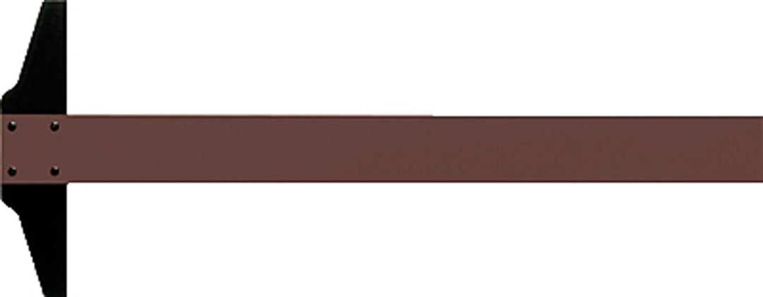 Rumold Zeichenschienen/344100 100cm braun Kunststoff, 100cm
