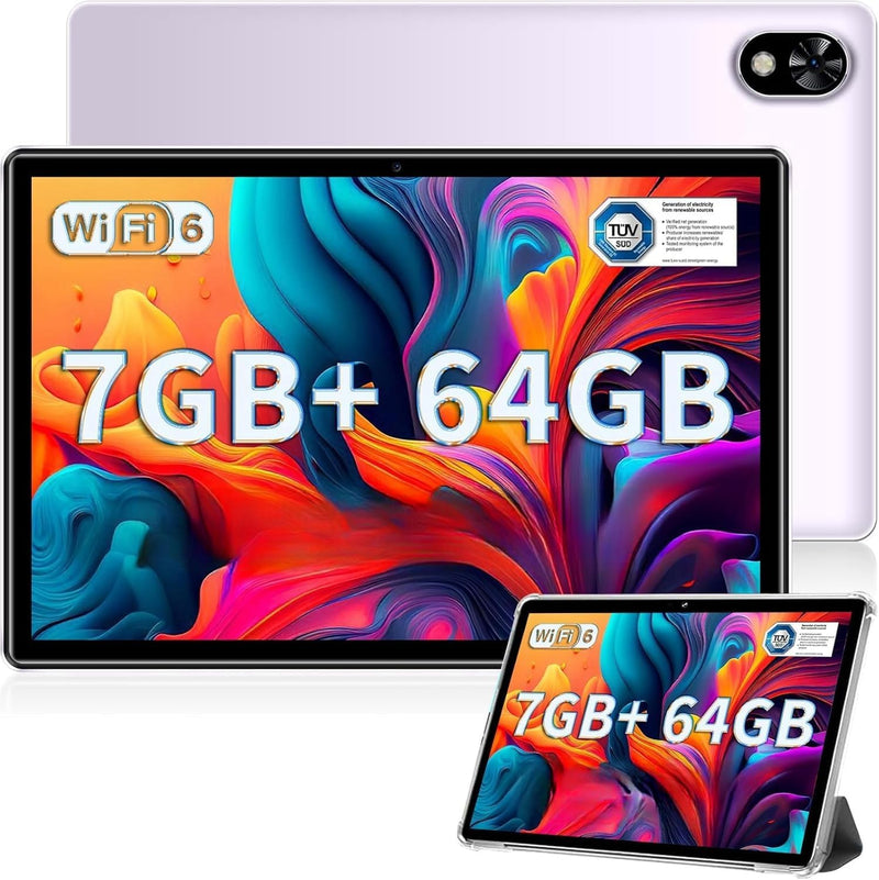 DOOGEE U9 Tablet 10 Zoll Android13 Tablet für Kinder, 7 GB RAM + 64 GB ROM (TF 1TB), 5060mAh Kids Ta