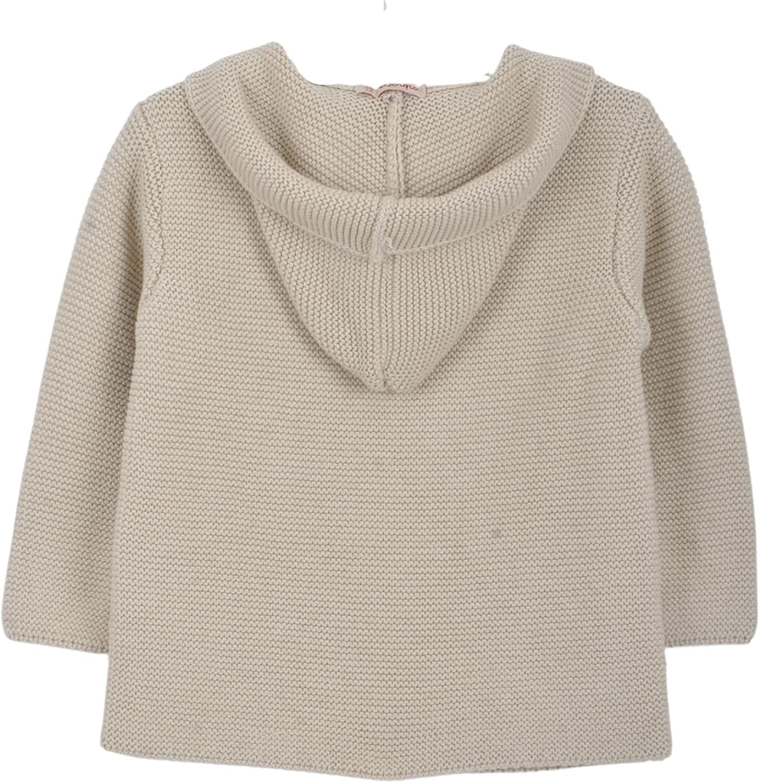 Minora Baby Strickjacke mit Kapuzenpullover für Jungen und Mädchen - Hoodie Sweatshirt - Unisex Card