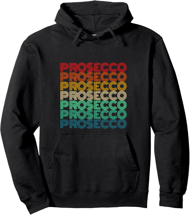 Prosecco Design für Nostalgiker Pullover Hoodie