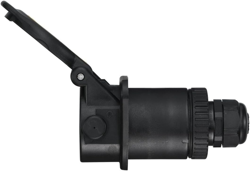 HELLA - Steckdose - 12V - 7-polig - Stecker: Rundstecker - DIN/ISO: 7638-2 - 8JB 011 895-001 für den