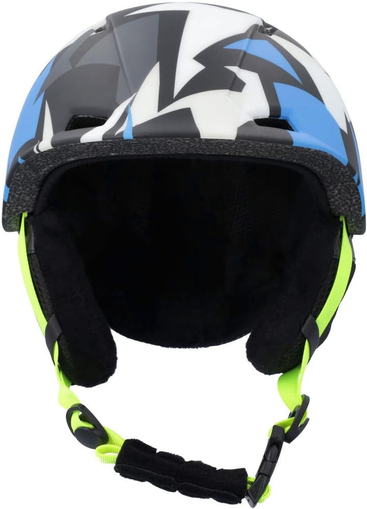CMP Kinder XJ-4 Helm Snowboardhelm S Blau/Weiss/Schwarz, S Blau/Weiss/Schwarz