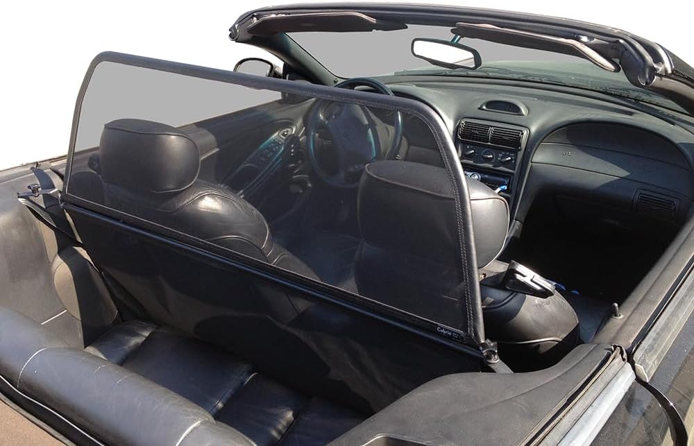 Aperta Windschott passend für Ford Mustang SN-95 100% Passgenau OEM Qualität Schwarz Windstop Windab