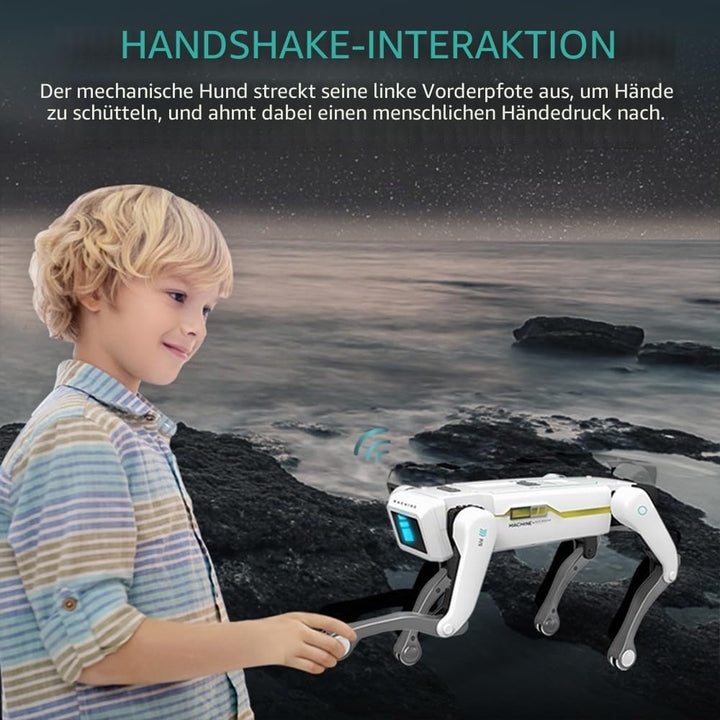 X-Verse RC Roboter Hund für Kinder Ferngesteuerter Spielzeug, Programmierbarer Tanz Musik Roboterhun
