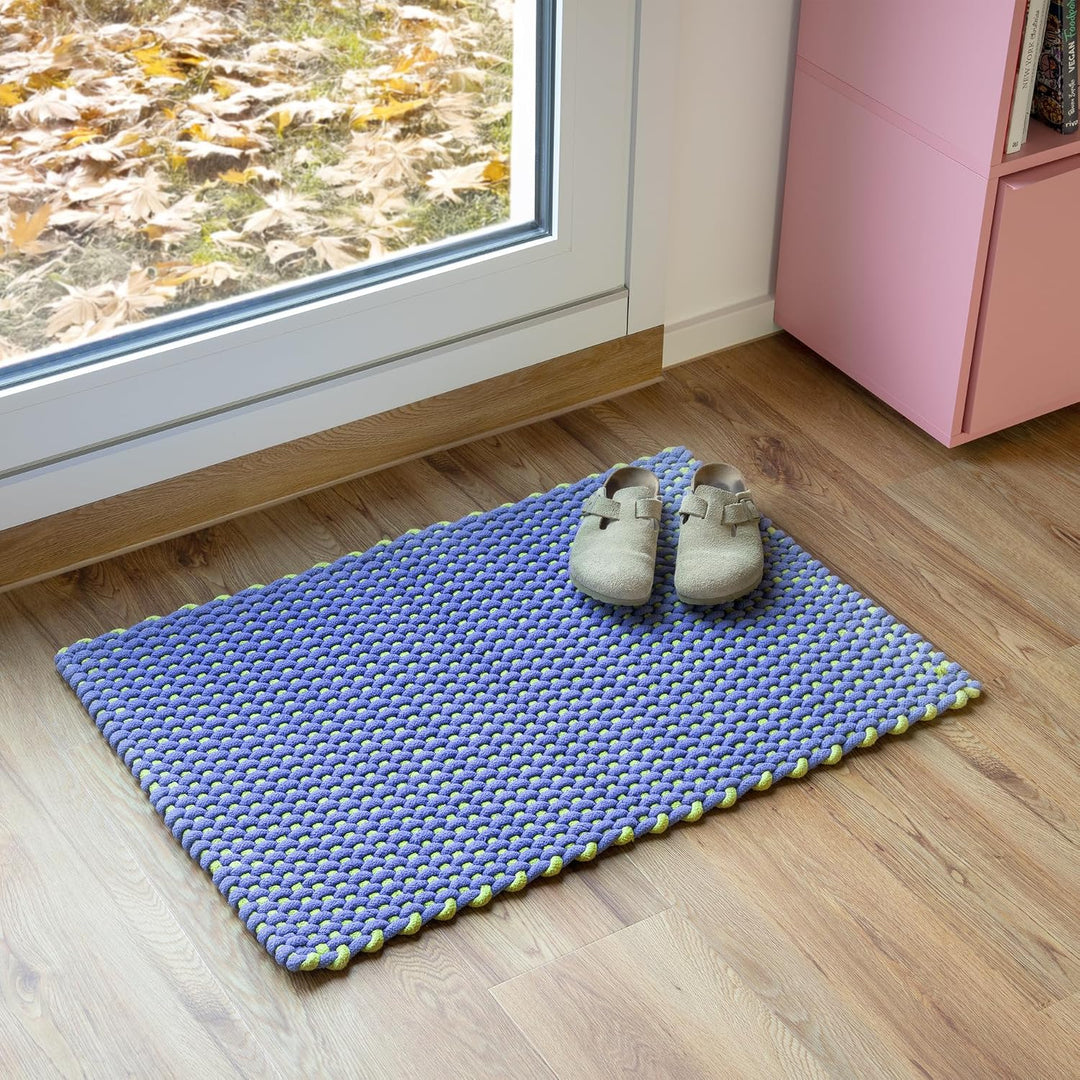 Remember Fussmatte LIDA Lilac, 58 x 90 cm, Baumwolle/Polypropylen