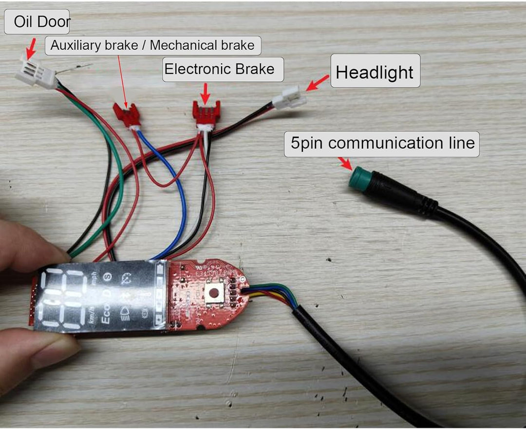 Alomejor Elektroroller-Armaturenbrett, Scooter-Bluetooth-Leiterplatte, Ersatzteil für