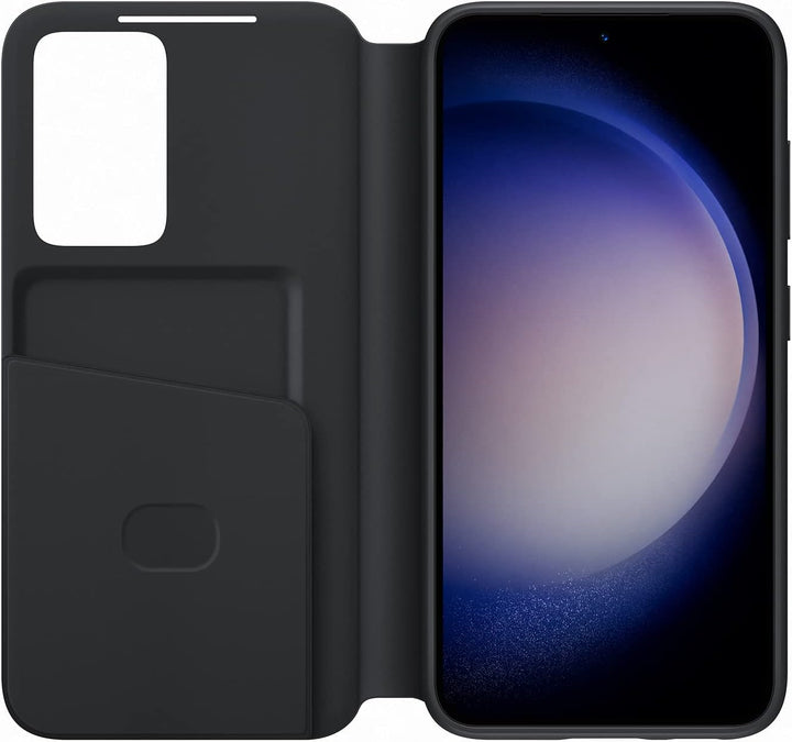 Samsung Smart View Wallet Smartphone Case EF-ZS911 für Galaxy S23, Handy-Hülle, Kartenfach, Sichtfen