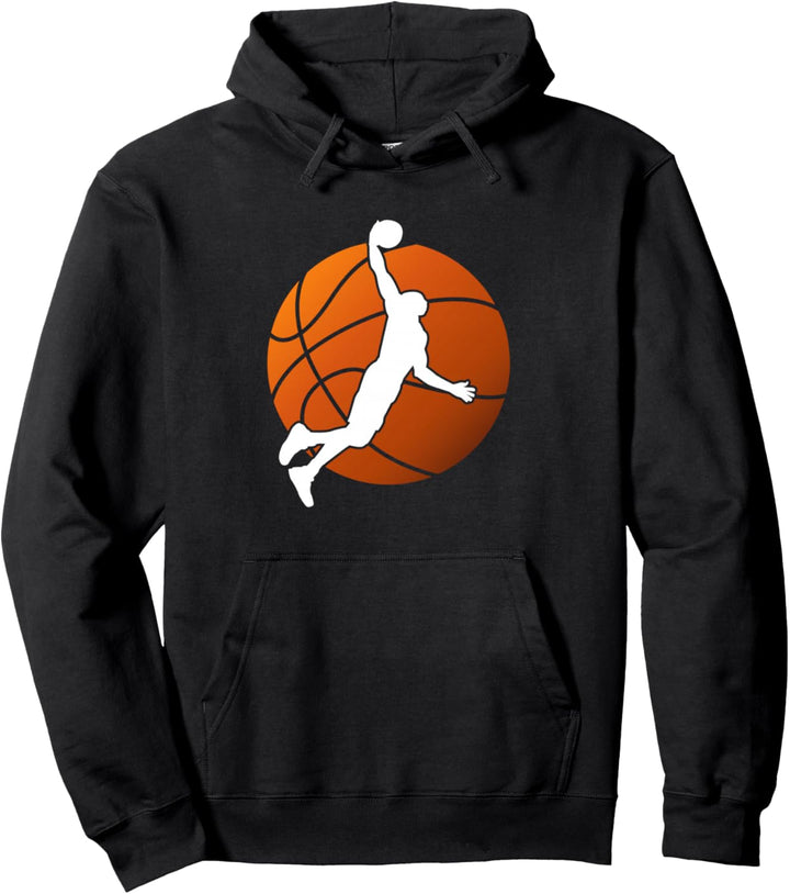 Cooles Dunking Basketball Spieler Grafik Pullover Hoodie