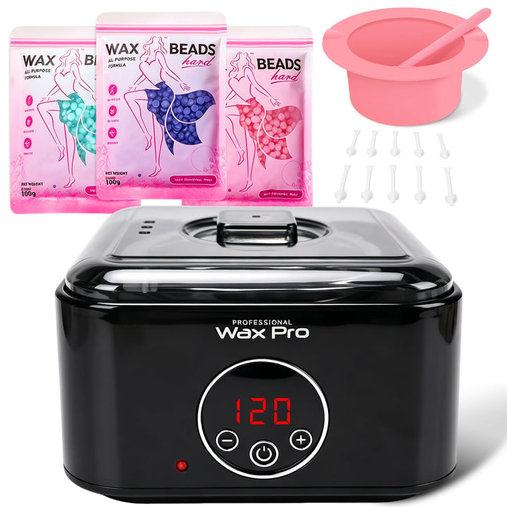 Waxing Set, iKlestar Digital Wax Maschine Wachswärmer, Heisswachsgerät für Wachs Haarentfernung, Wax