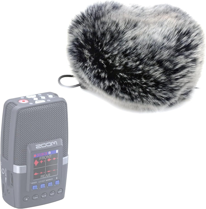 Pelziger Windschutzscheiben-Windschutz, kompatibel mit Zoom H5 Studio H5Studio H2Essential H2 Essent
