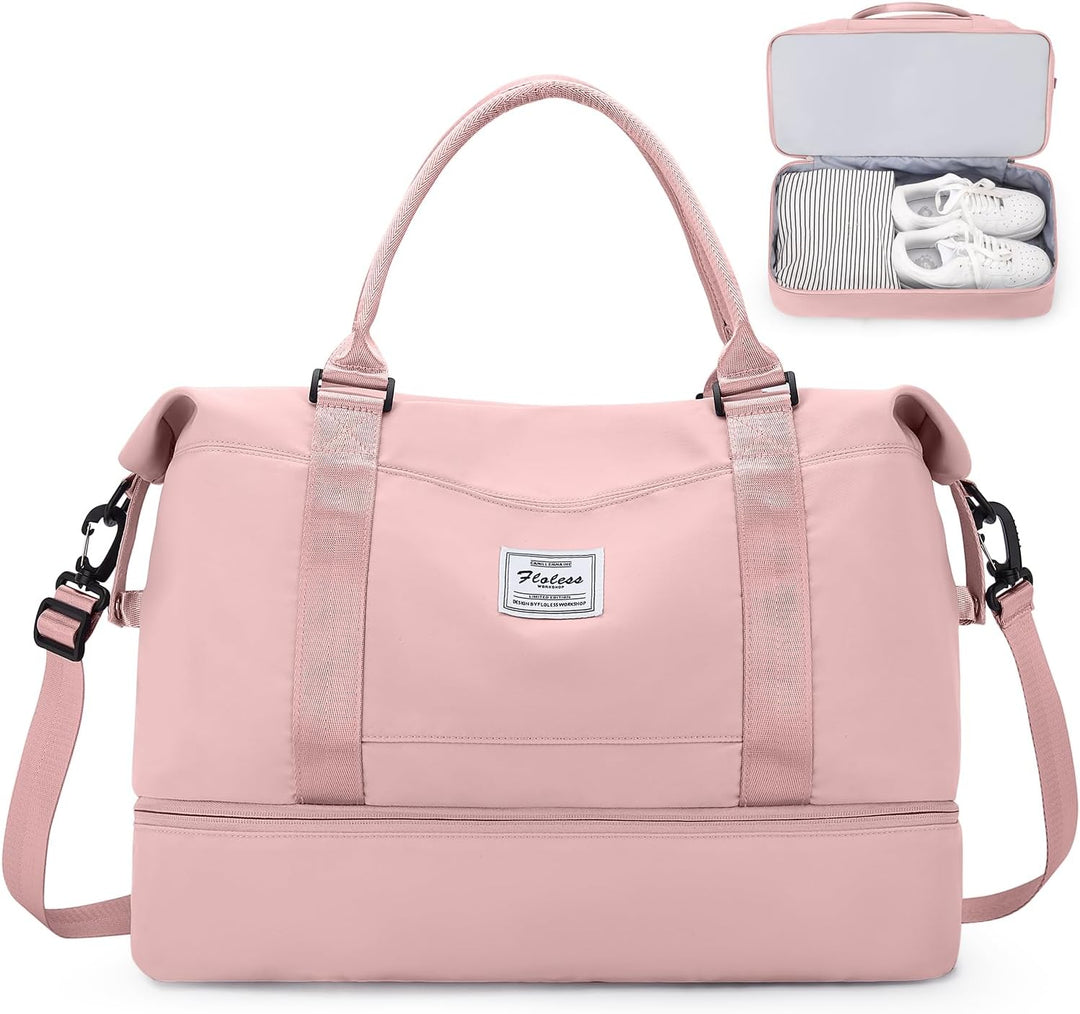 Reisetasche Damen Handgepäck Tasche Sporttasche Weekender Bag Schwimmtasche Wasserdicht Travel Bag D