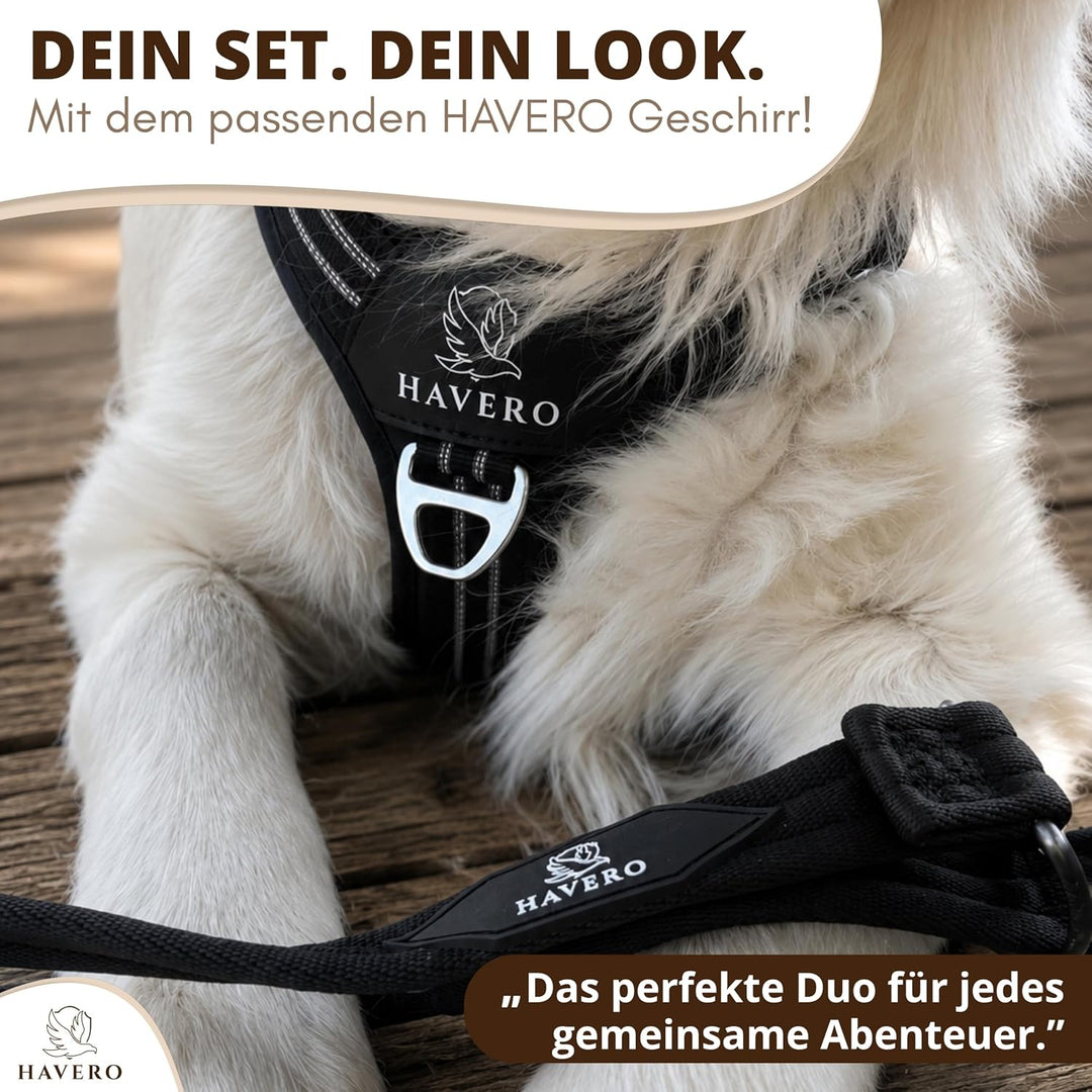Hundegeschirr Easy-On-Clip – [Kein Überkopfziehen] | Anti-Zug Y-Geschirr Gepolstert Reflektierend At