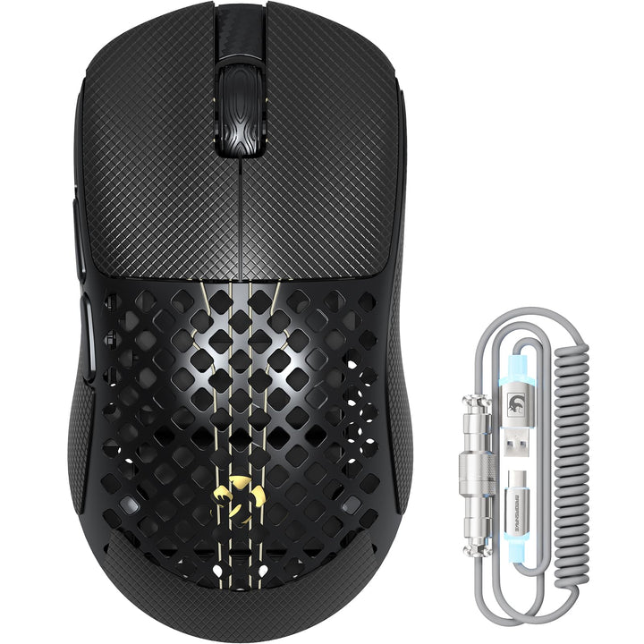 MAMBASNAKE M2 Ultra-Lightweight Wireless Gaming Mouse, PAW3395PRO Sensor 40000 DPI, 41g Carbon Fiber