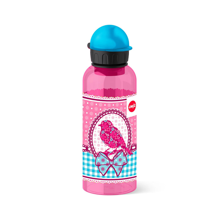Emsa Kinder-Trinkflasche 518130 | 600 ml | Sicherheitsverschluss | 100 % dicht | BPA frei | Teens Bi
