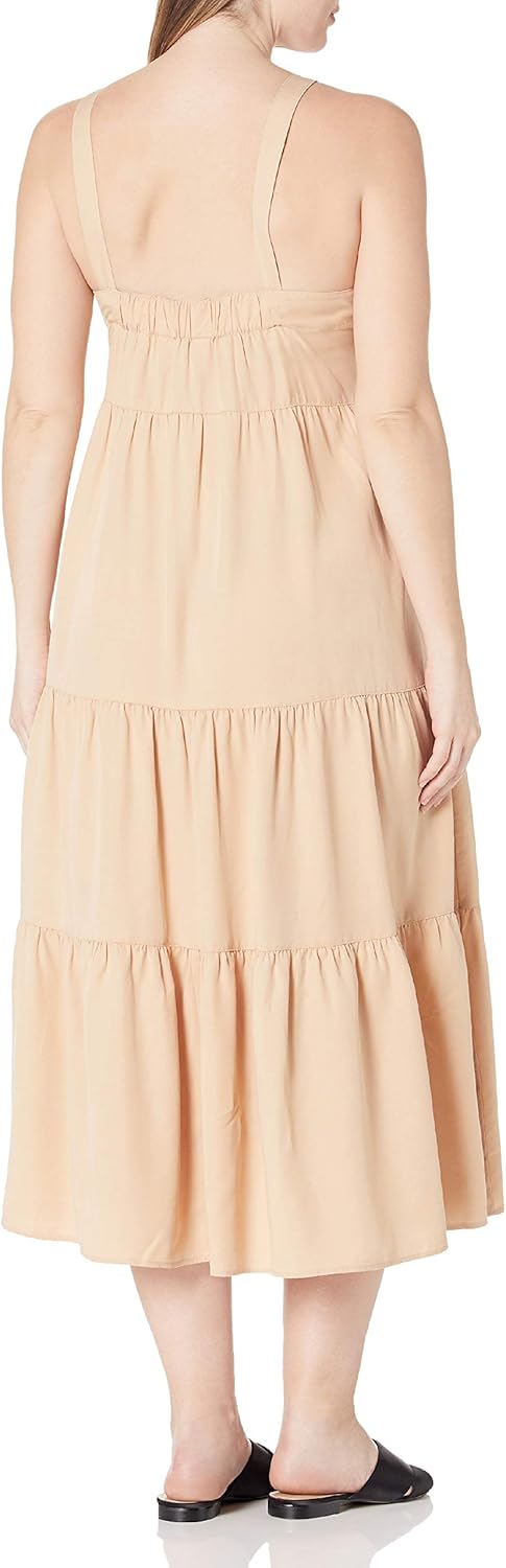 The Drop Britt, Maxi-Zeltkleid im Stufendesign S Ingwer, S Ingwer