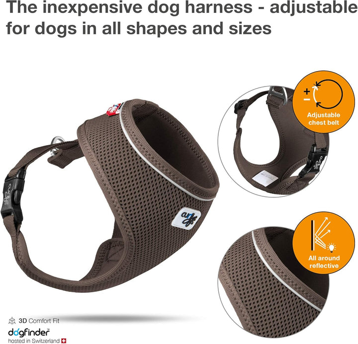 Basic Harness Air-Mesh Brown XS XS Brown, XS Brown