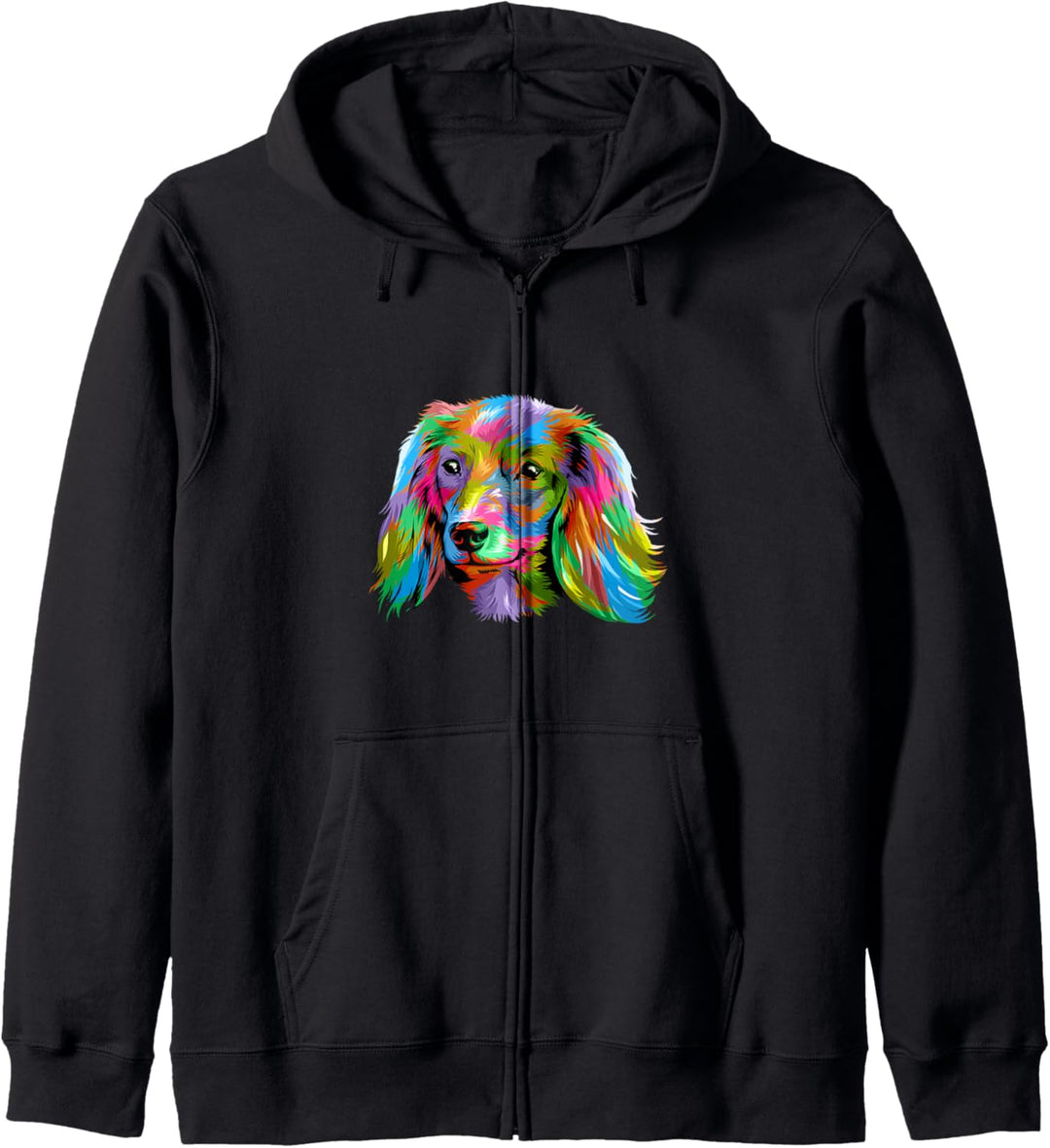 Dachshund Dackel Hund Hunderasse Geschenk Damen Herren Kapuzenjacke