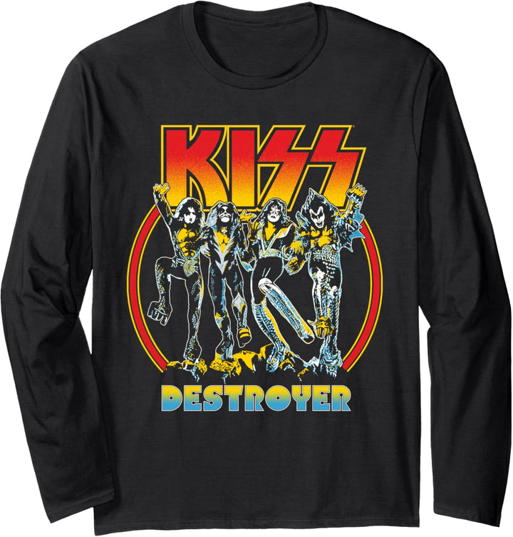 KISS - Rock'n'Roll-Party Langarmshirt