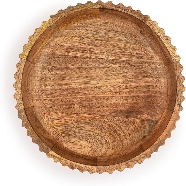 Kimona Obstschalen aus Holz, Obstschale oder dekorative Schale als Tischdekoration für Küchentheke o