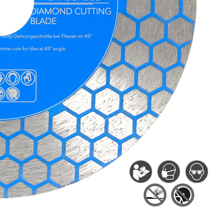 PRODIAMANT Diamant Fliesenscheibe 125mm für Jolly-Schnitte - Diamanttrennscheibe 125 mm x 22,23 mm f