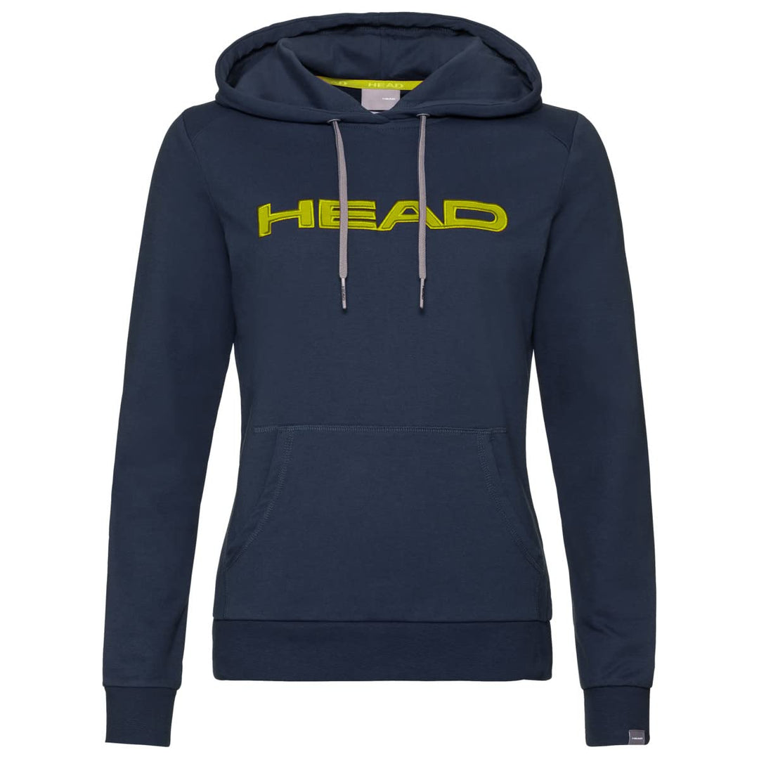 HEAD Damen Club Rosie Hoodie W Hooded Sweatshirt S Dunkel Blau/Gelb