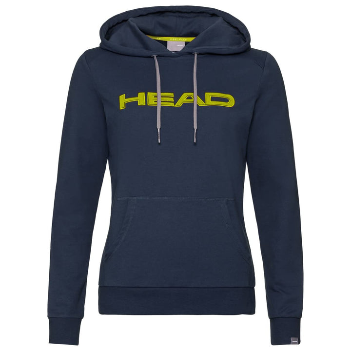 HEAD Damen Club Rosie Hoodie W Hooded Sweatshirt S Dunkel Blau/Gelb