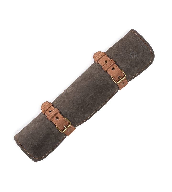 Angus Stoke Messertasche für Köche - Leder Kochmesserrolle gross – Messer Tasche Kochmesser verschli