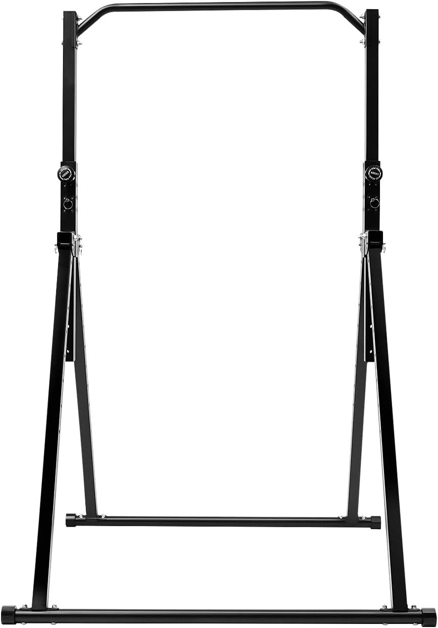 Futchoy Freistehend Klimmzugstange Dip Station, 200kg Maximallast & Verstellbare Höhe 1.75-2.3m, Dre