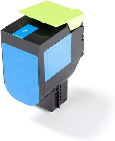 Green2Print Toner Cyan 1000 Seiten ersetzt Lexmark 80C20C0, 802C, 80C20CE, 802CE passend für Lexmark